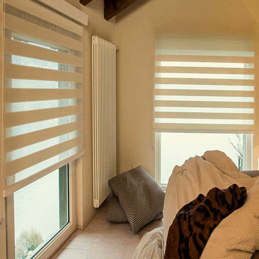 Cortina Roller Screen Duo -  Cream