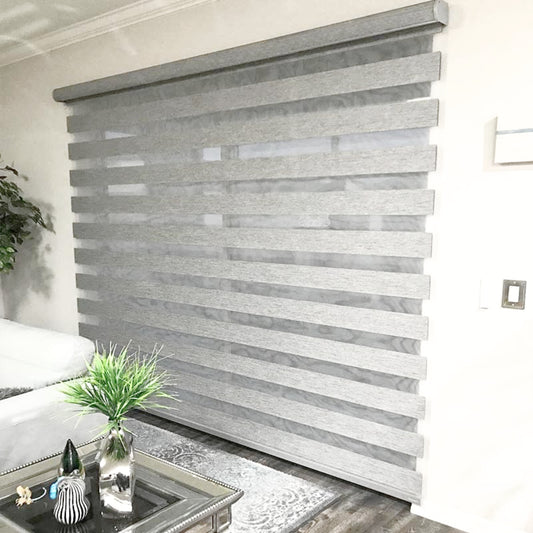 Cortina Roller Screen Duo -  White Stone