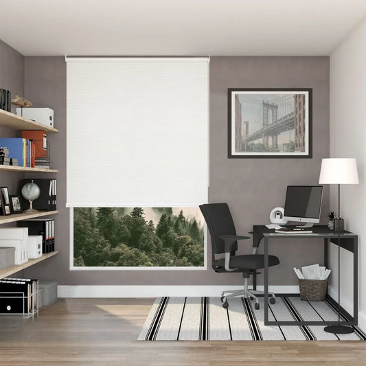 Cortina Roller Blackout PVC - White