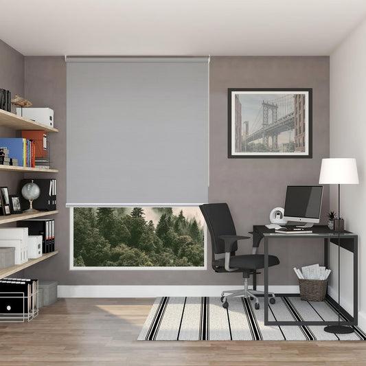 Cortina Roller Blackout PVC - Grey