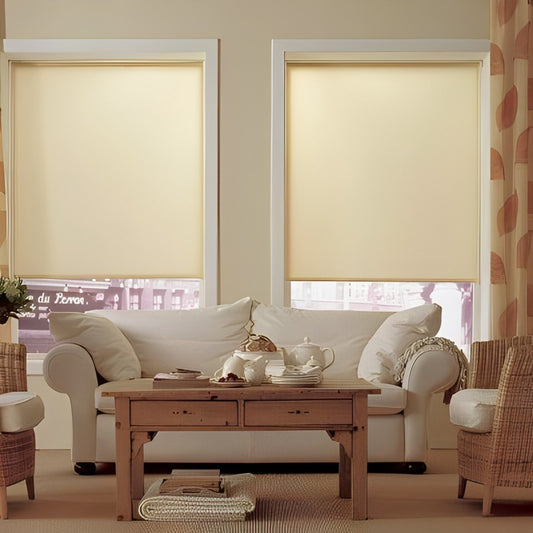 Cortina Roller Blackout PVC - Beige